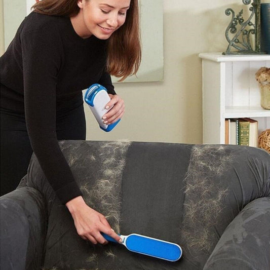 2'li Set Kıl Tüy Toplayıcı Kendinden Temizlemeli Tarak