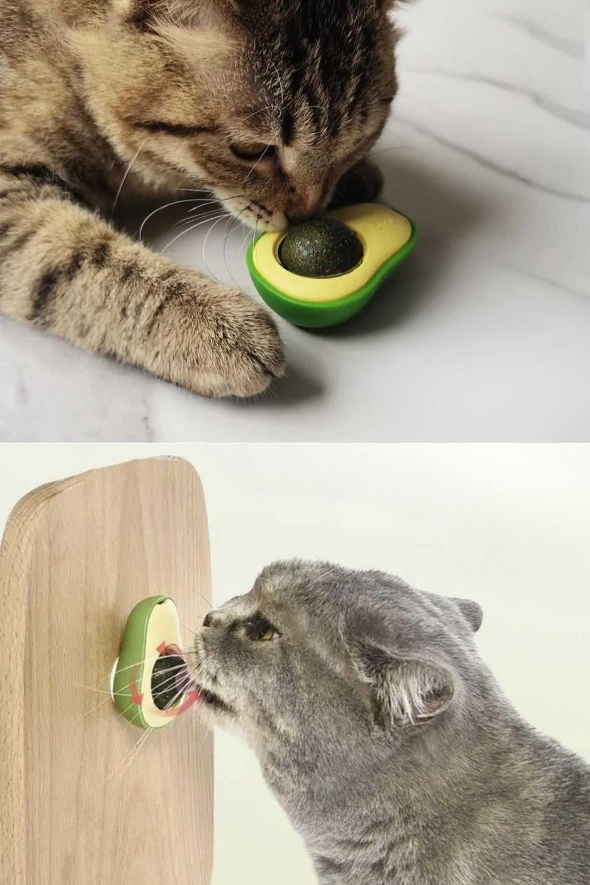 Avokado Model Yapışkanlı Kedi Oyuncağı Yenilebilir Kedi Nanesi Otu